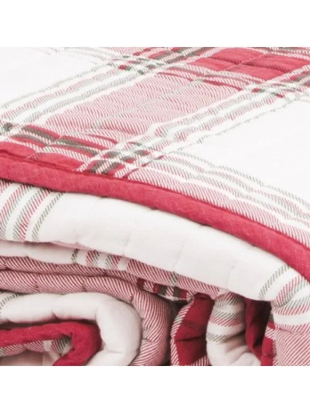 BROOKS BROTHERS 3pc Luella Plaid Quilt Set